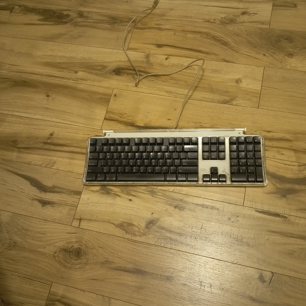 Apple Keyboard with Black Keys